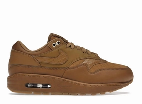 Women's Air Max 1 Luxe Ale Shoe In Brown Nike Slip On Shoes No Laces