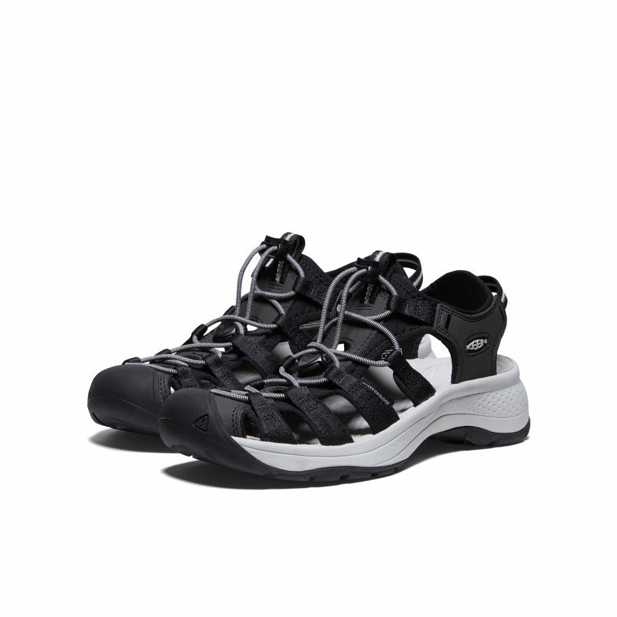 Trail Shoe Store Women's Astoria West Sandal  |  Black/Grey