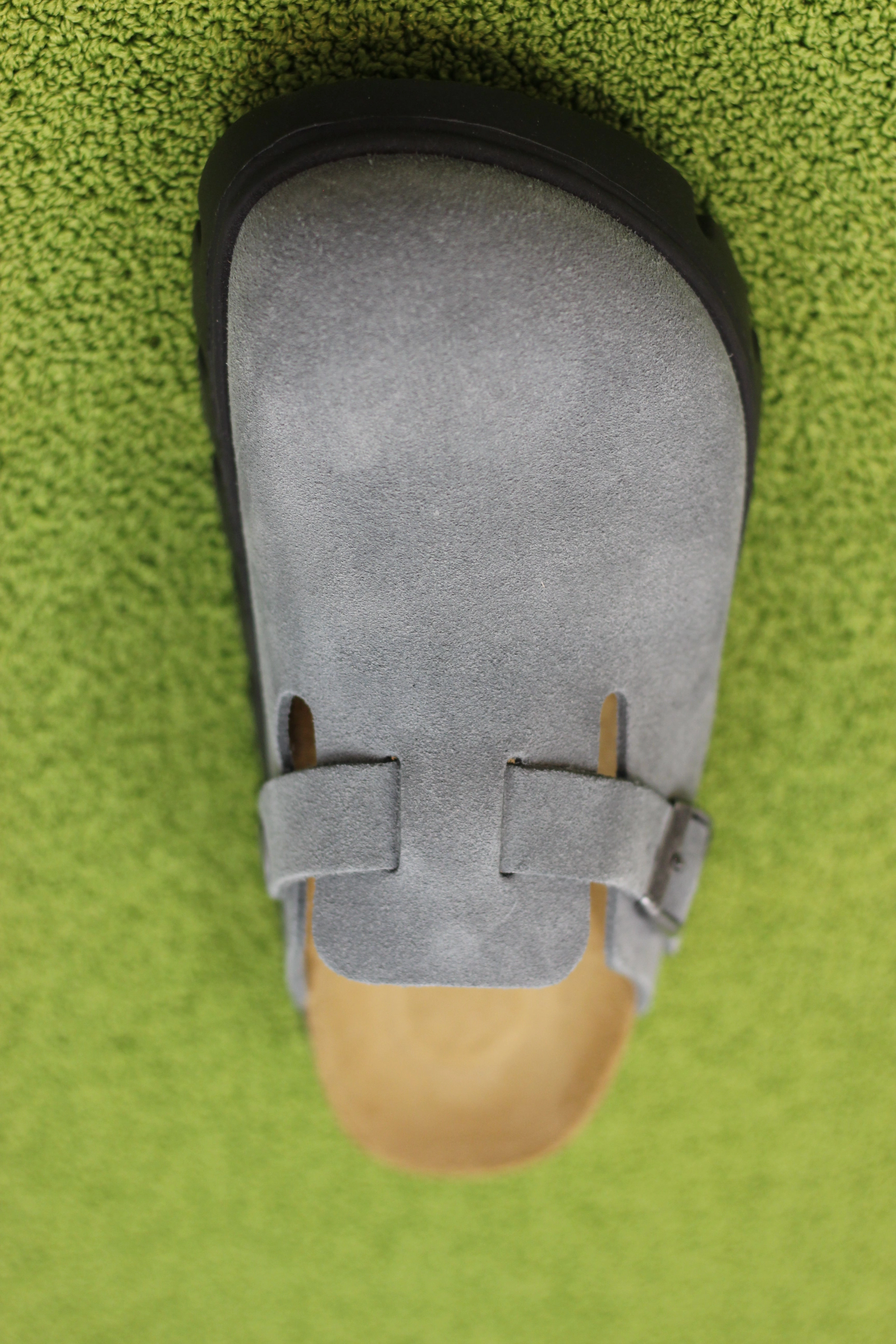 Classic Slip On Shoes Women's Boston Chunky Clog - Basalt Suede