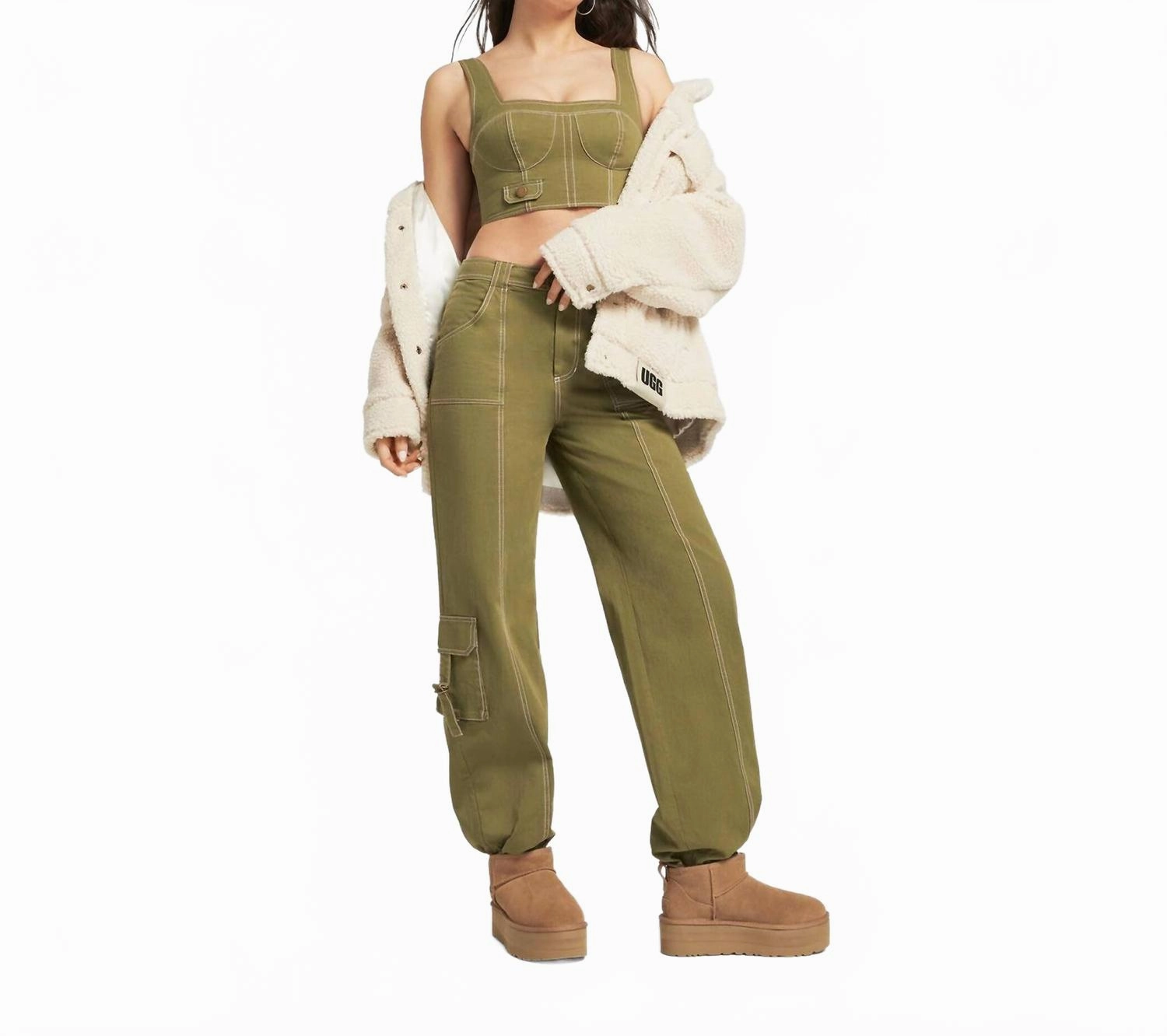 Keen Work Boots Women's Classic Ultra Mini Platform Boots In Chestnut