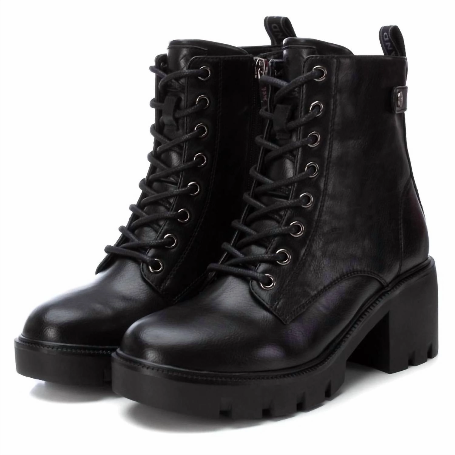 Combat Boots Pearl Women's Combat Booties In Black