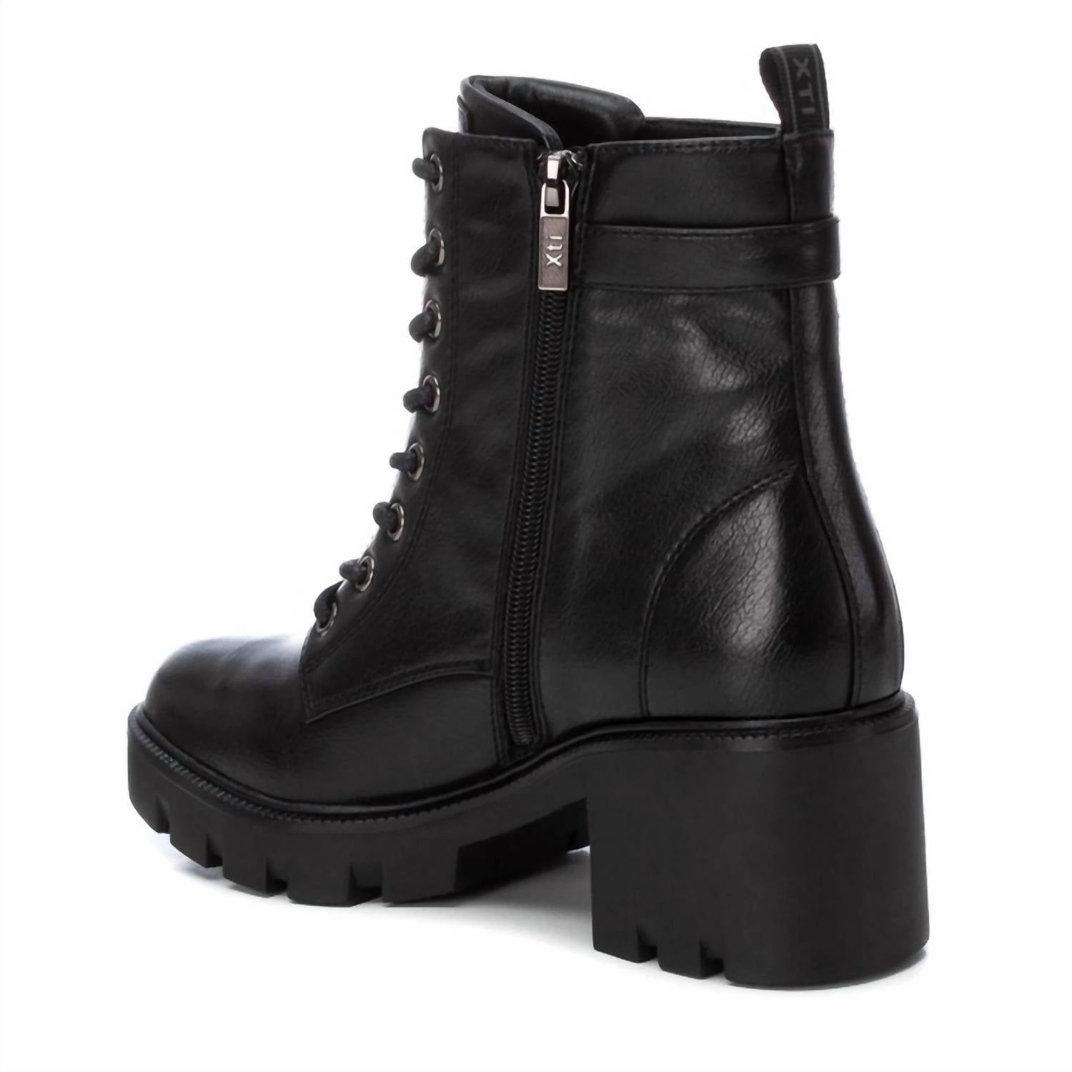 Women's Combat Booties In Black Combat Boots Sand