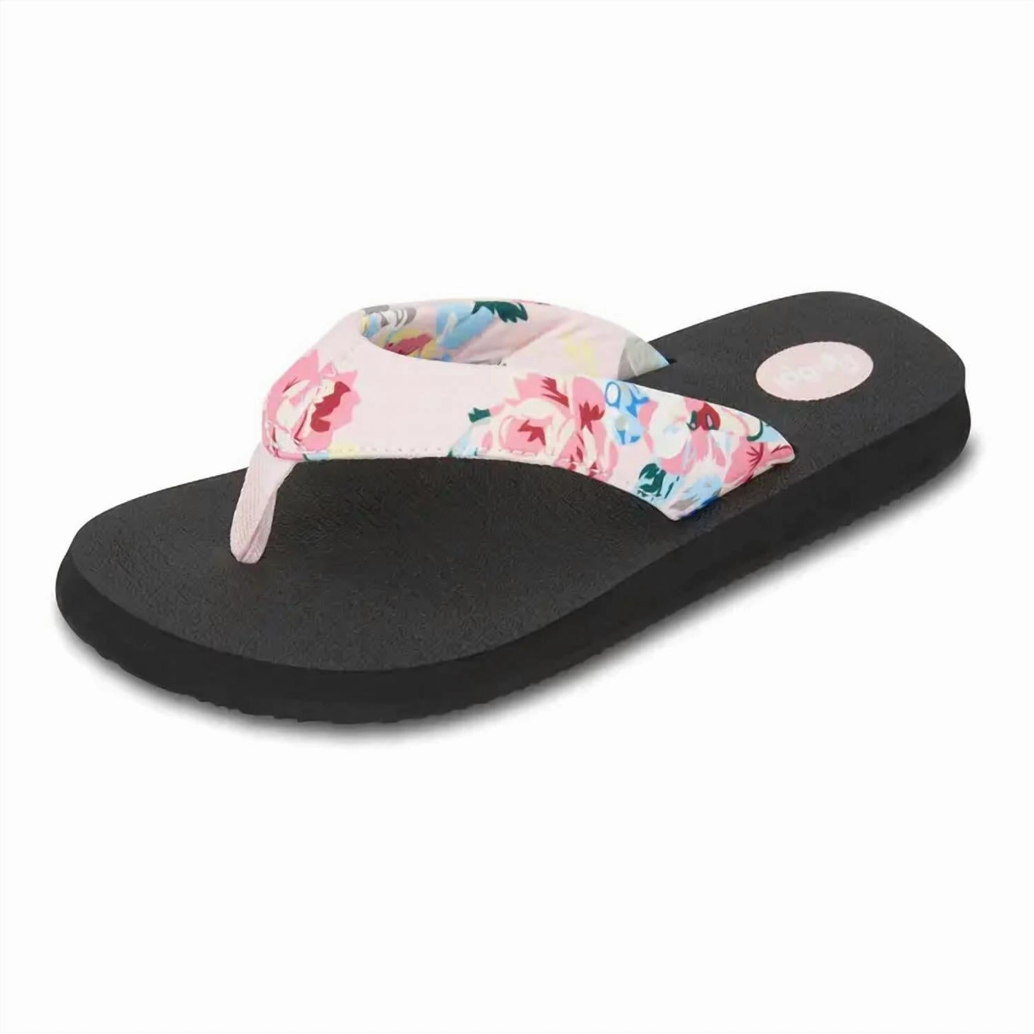 Women's Isabella Yoga Mat Floral Flip Flop In Pink Cottage Flip Flops Payless