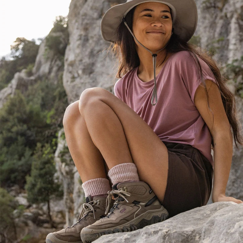 Alico Belluno Hiking Boots Women's KEEN, Targhee IV Waterproof Hiking Boot - Wide Width