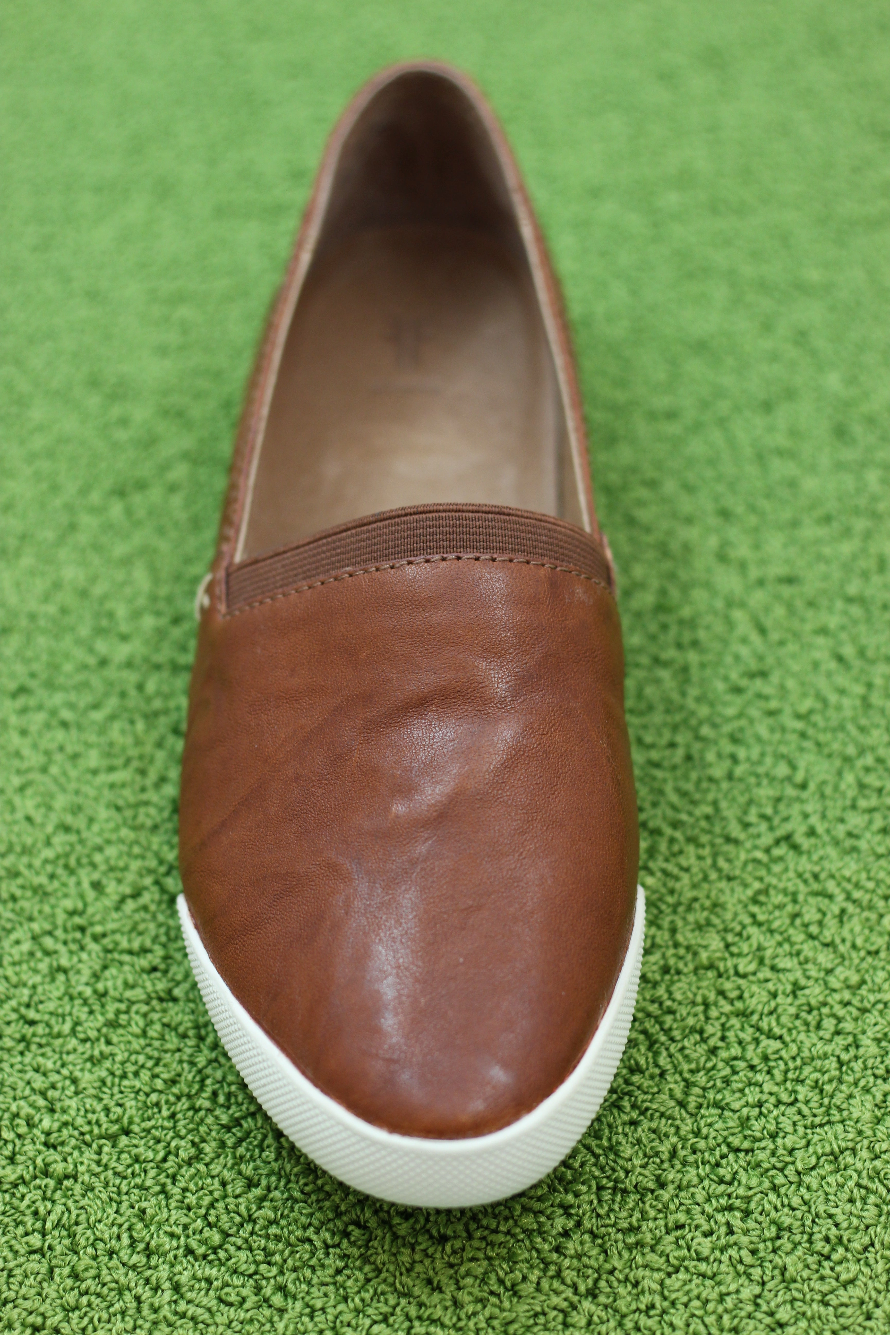 Comfortable Slip Ons Women's Melanie Slip on - Cognac Leather