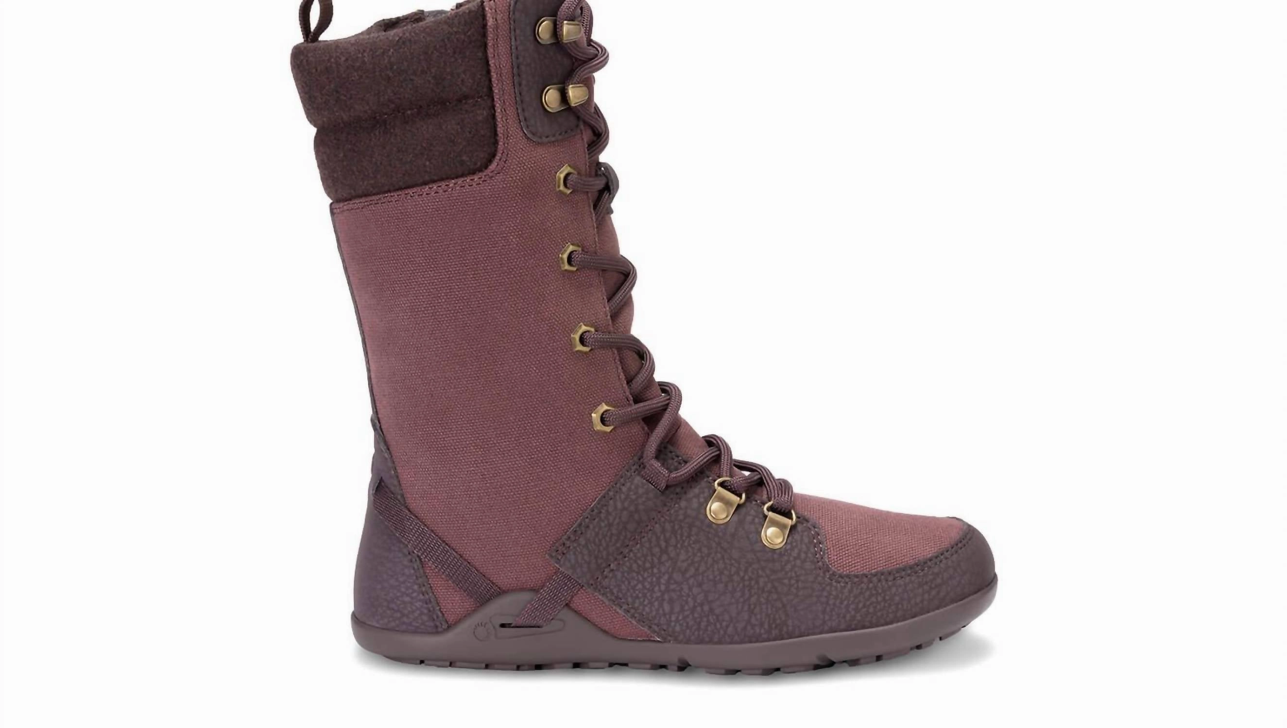 Women's Mika Boots In Chocolate Plum Australian Combat Boots