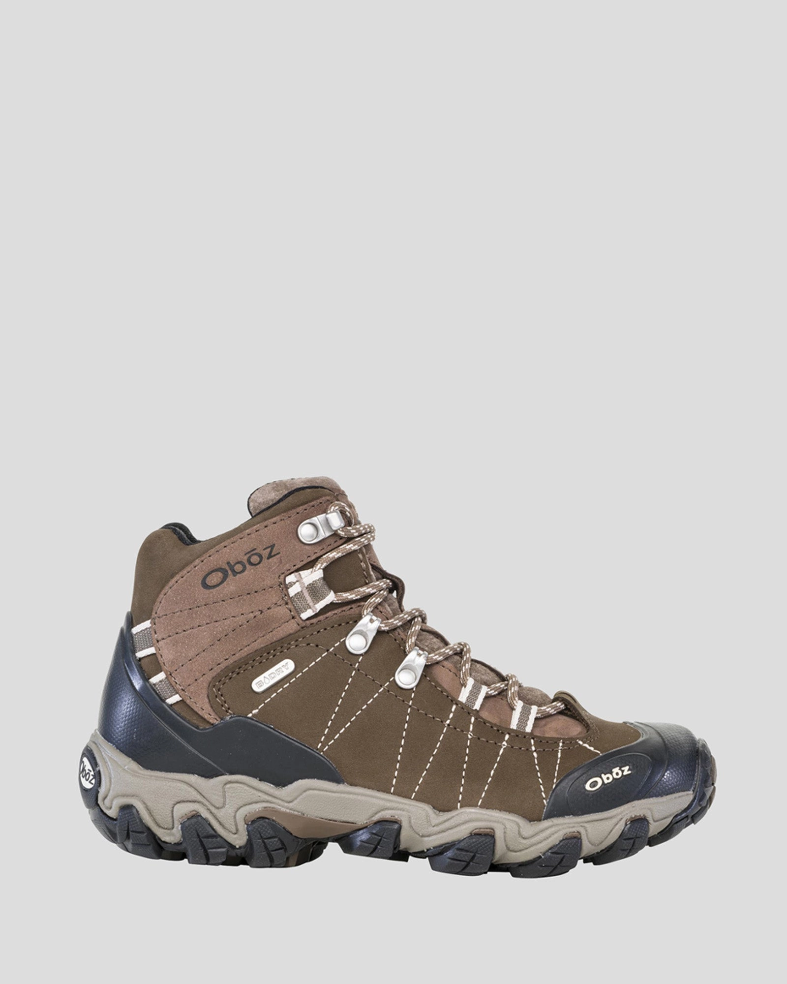 Women's Oboz Bridger Waterproof Mid Hiking Boots Wide - Walnut Hiking Boots For Men With Wide Feet