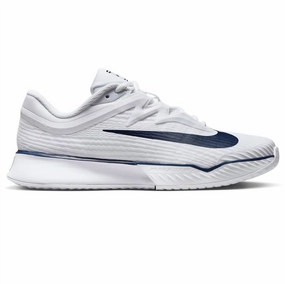 Women's Zoom Vapor Pro 3 Premium Hard Court Tennis Shoes In White/midnight Navy Tennis Shoes For Standing All Day