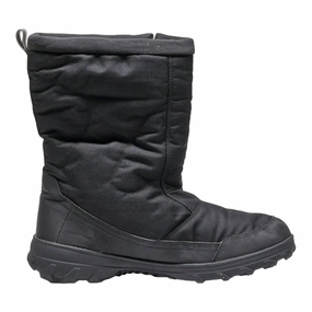 Ugg Snow Boots With Fur NOVADRY Snow Boots Black Canvas Mens UK 11