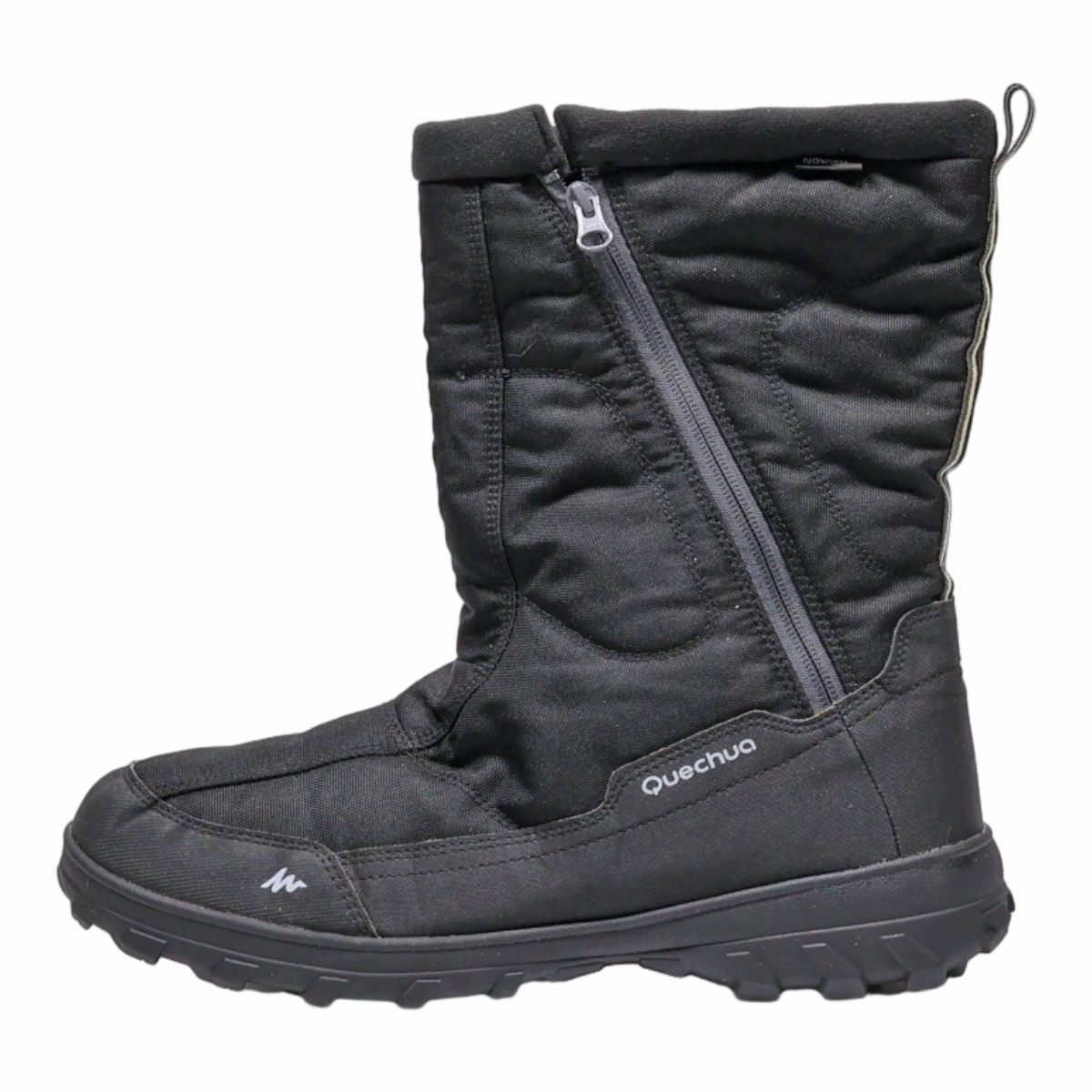 NOVADRY Snow Boots Black Canvas Mens UK 11 Sorel Heeled Snow Boots
