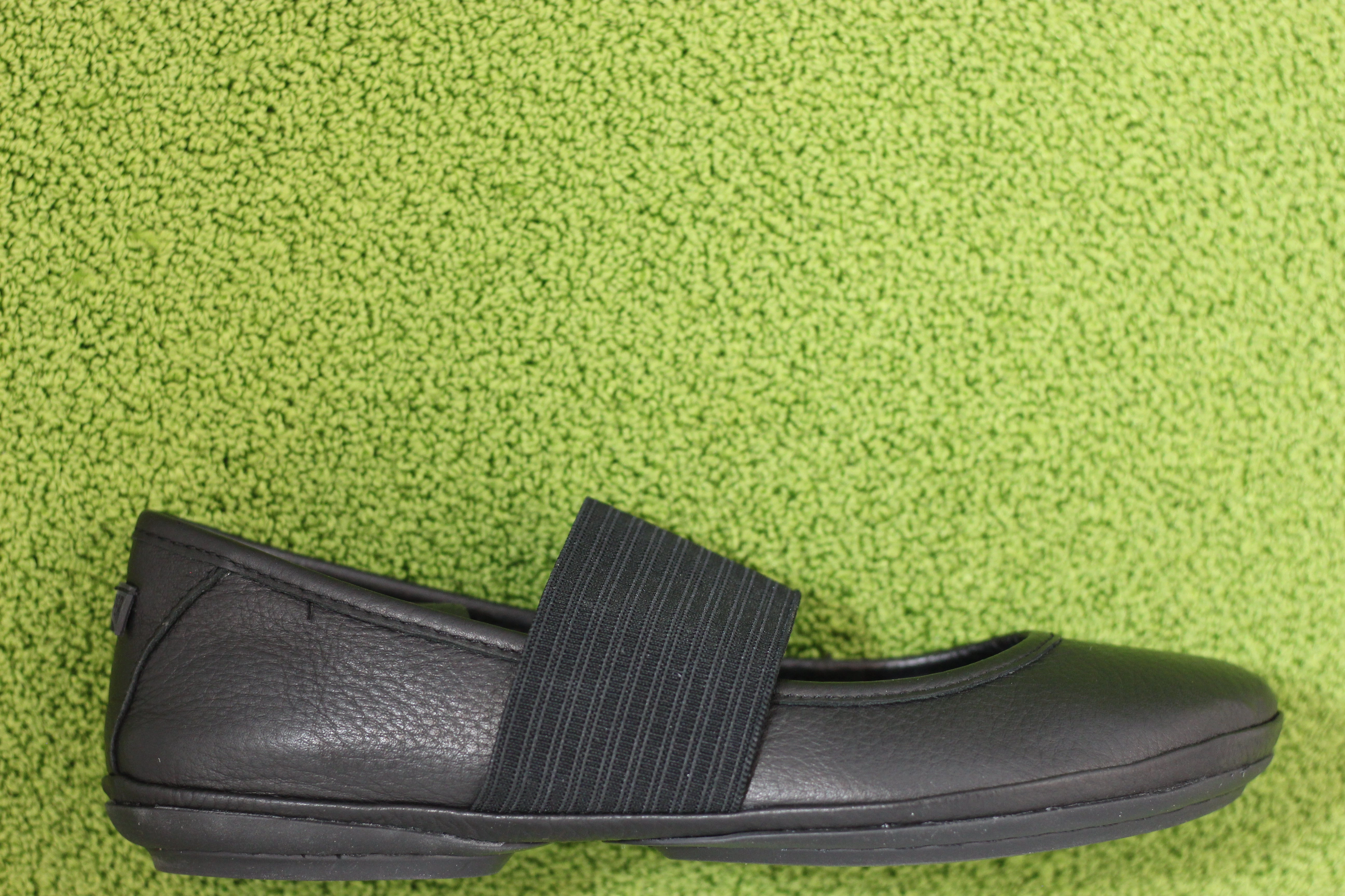 Womens Right Mary Jane Slip On - Black Leather Steel Toe Slip-on Shoes