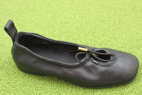 Womens Rosalind Ballet - Black Leather Slip On Sneakers Slip Ons Slip On Slip On