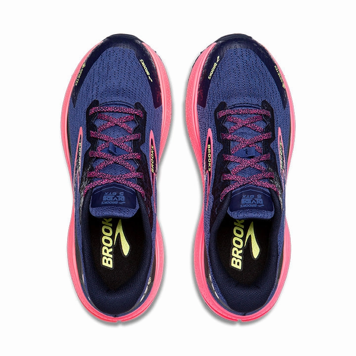 Waterproof Protector Spray For Shoes Brooks Divide 5 GTX Women's Running Shoes Navy Pink
