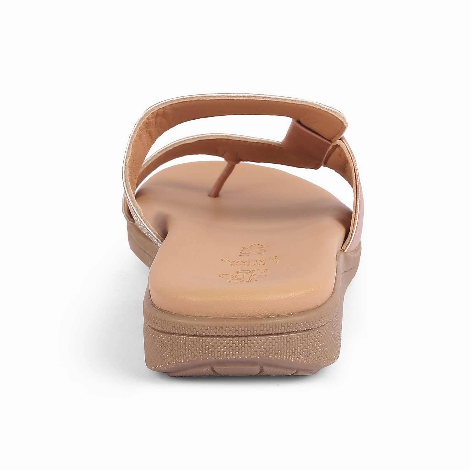 Tresmode Afilia Champagne Women's Dress Flats Good Standing Shoes For Flat Feet