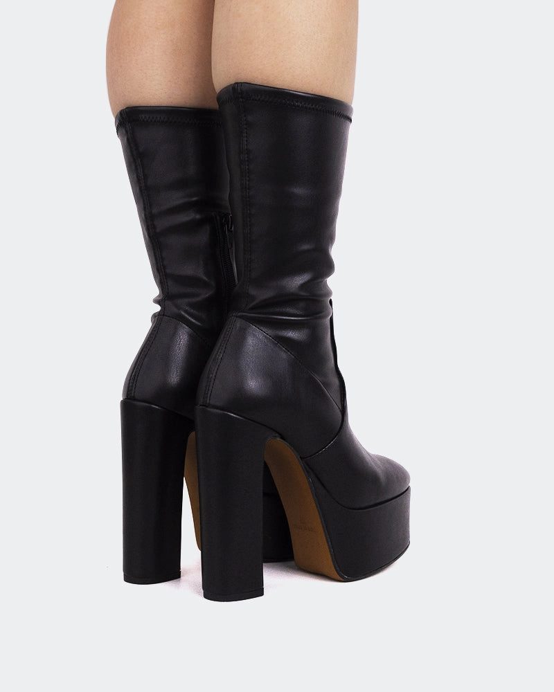 2976 Ambassador Chelsea Boots Dixie Black Stretch