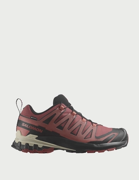 Trail Running Shoes Quick Dry XA Pro 3D V9 Gore-Tex - Cow Hide/Black/Faded Rose