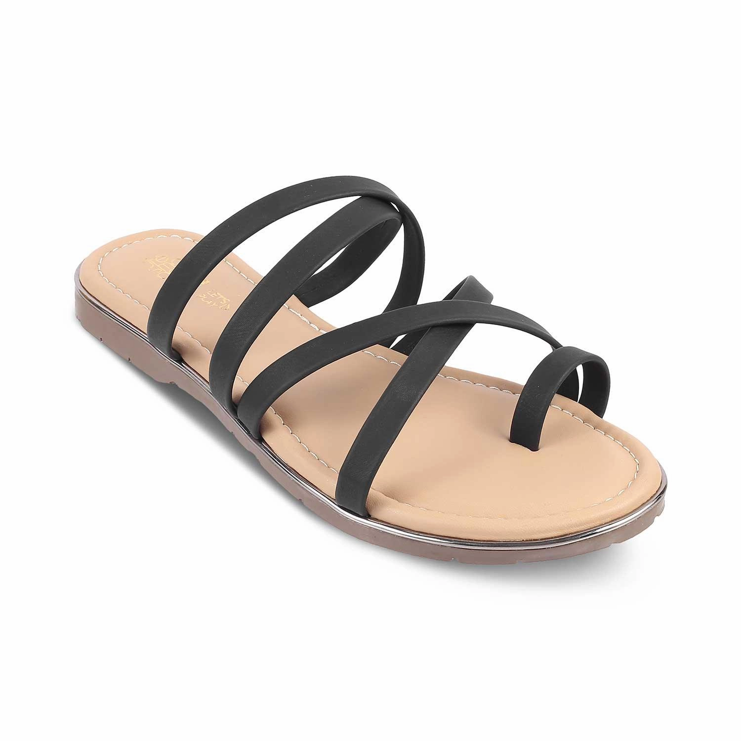 The Mace Black Women's Casual Flats Tresmode Flat Flexible Walking Shoes