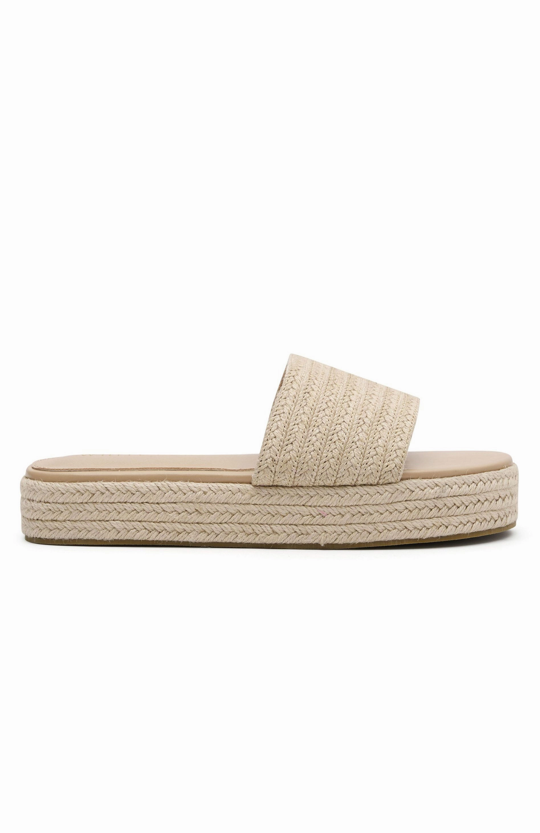 Lush Life Slides Natural Woven Reef Slippers