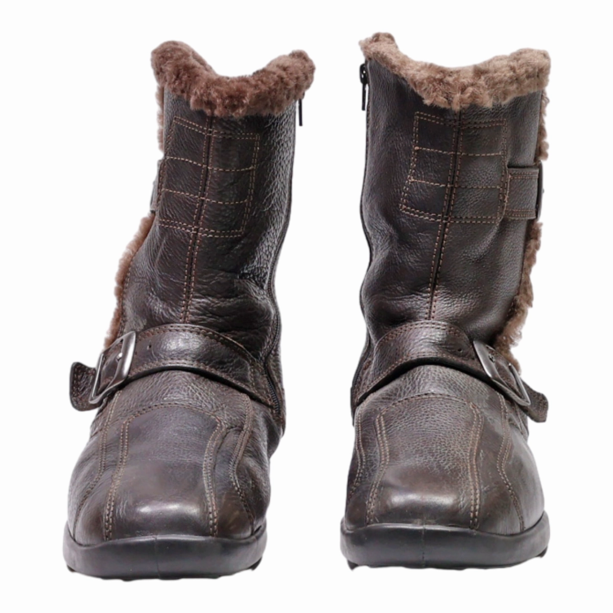 Teen Snow Boots JOMOS Snow Boots Brown Leather Womens UK 7