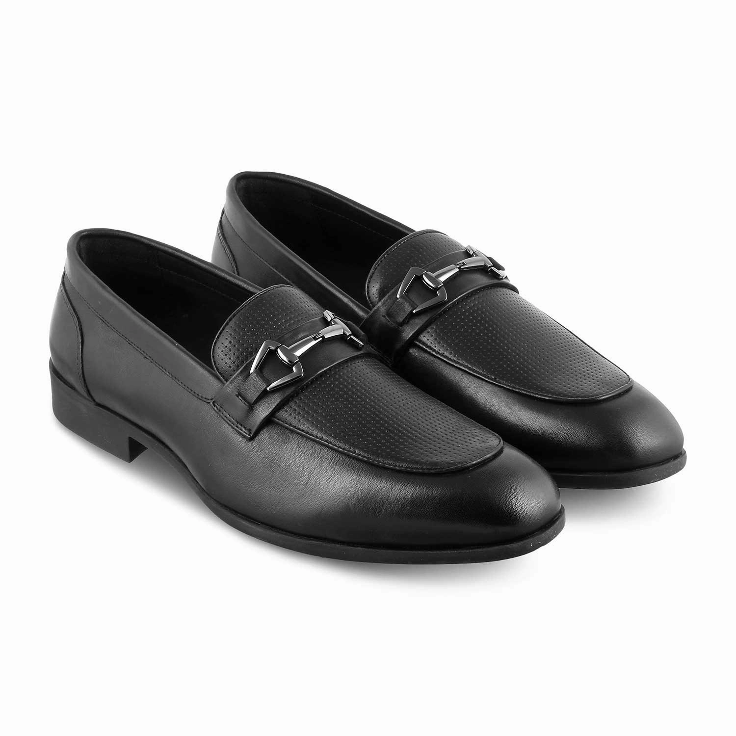 Jeans And Loafers Outfit The Montli Black Men's Leather Loafers Tresmode