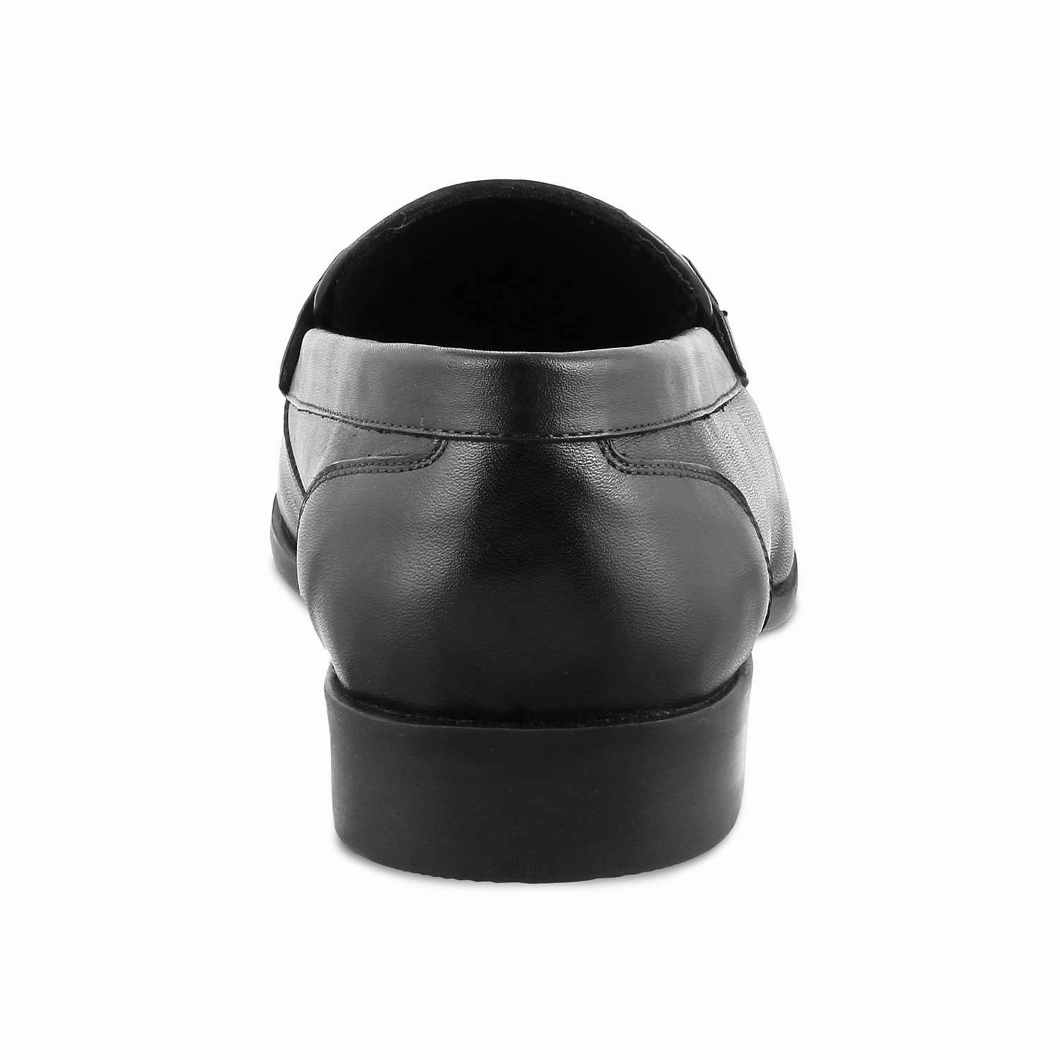 The Montli Black Men's Leather Loafers Tresmode Loafers Size 10