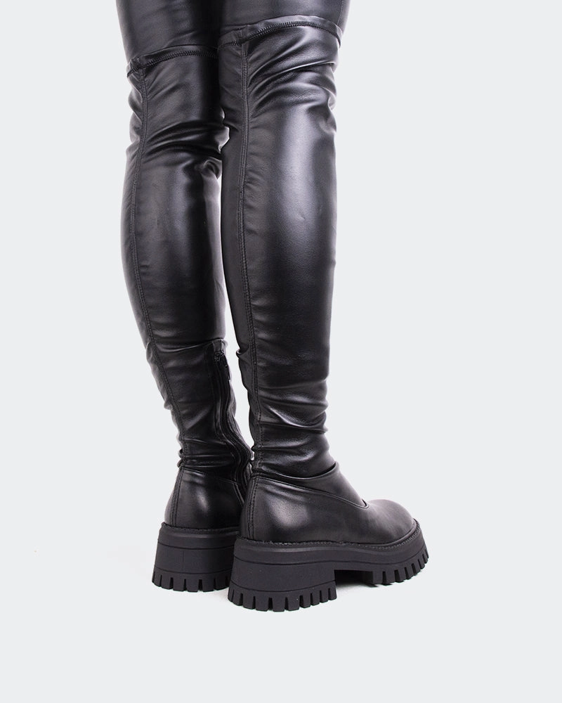 Ziota Black Stretch Hoka Walking Boots